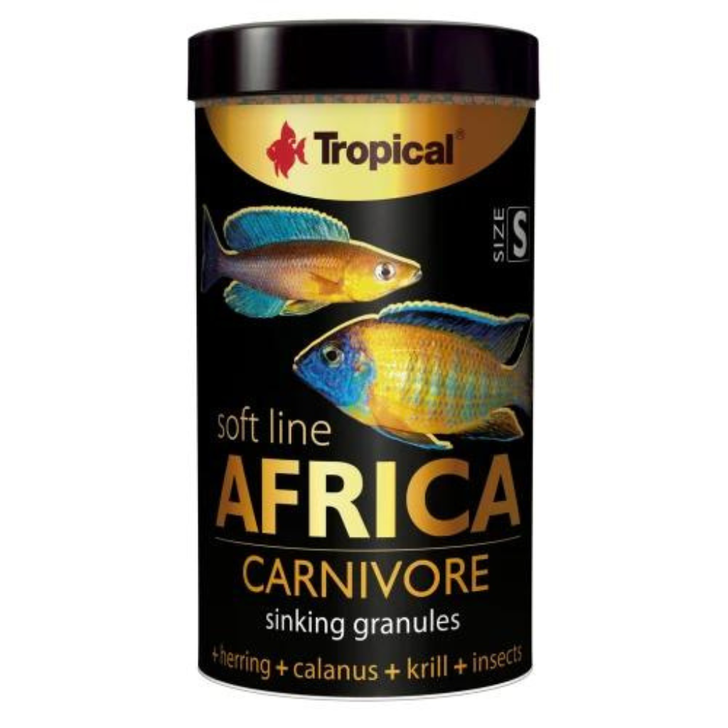 Tropical Soft Line Africa Carnivore Sinking Granules Small Fish Food