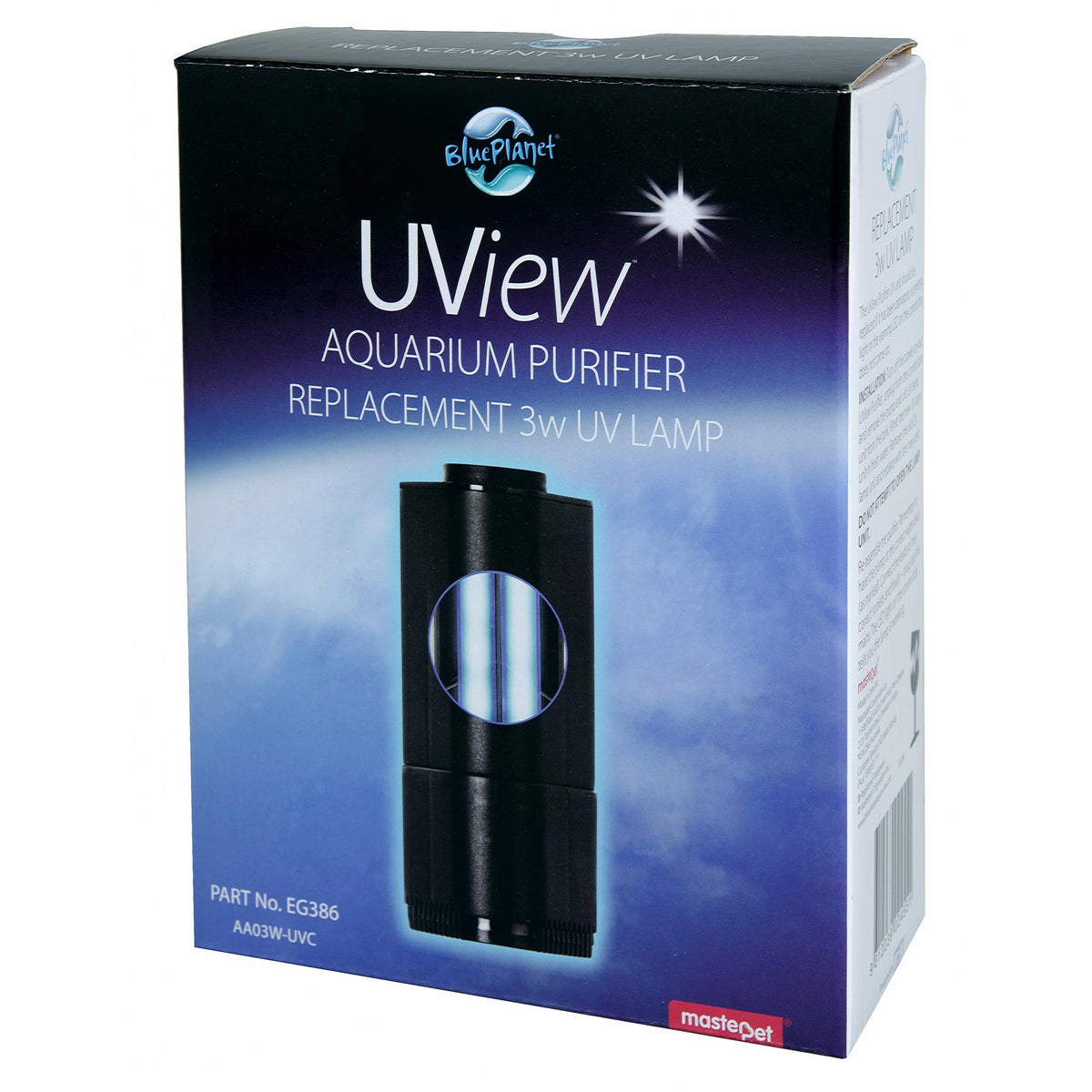 Blue Planet UView Aquarium Purifier Replacement 3w UV Lamp