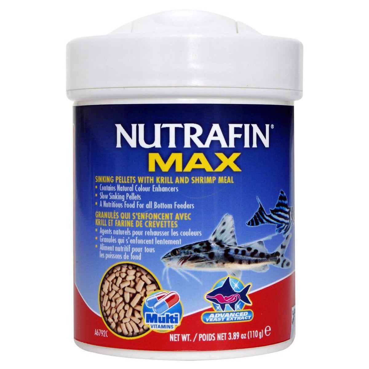 Nutrafin Max Sinking Pellets with Krill and Shrimp Meal