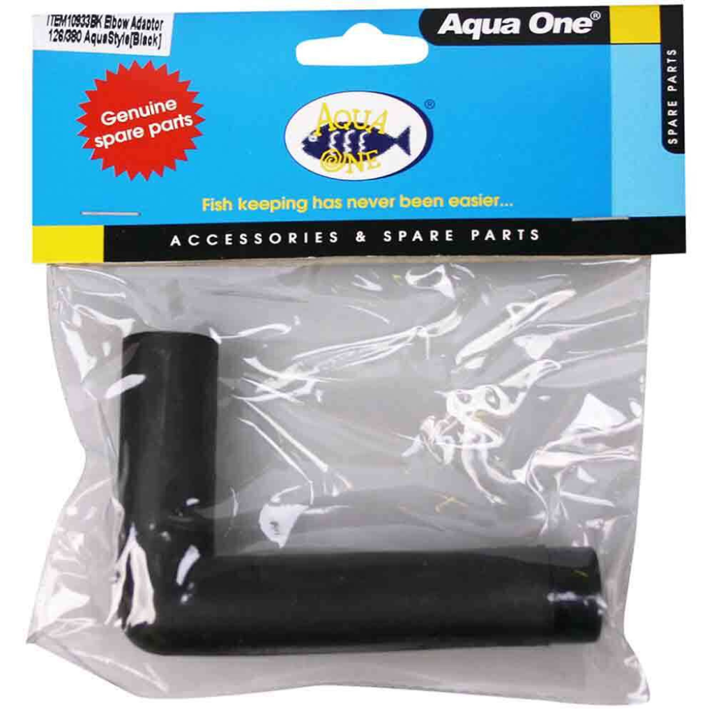 Aqua one 126; 380; 600 Elbow + Adaptor (grey)