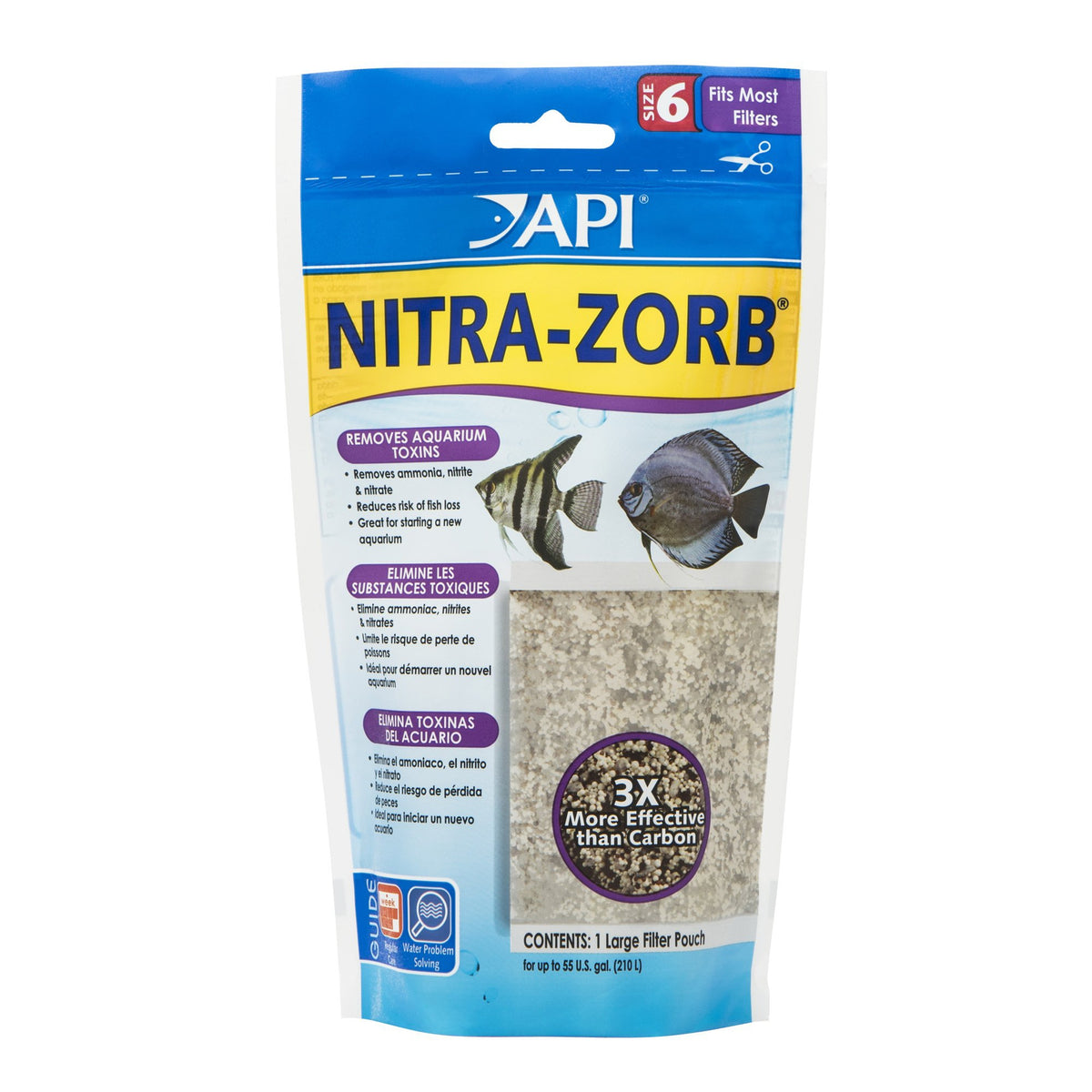 API Nitra-Zorb Chemical Filtration for Freshwater Aquarium 