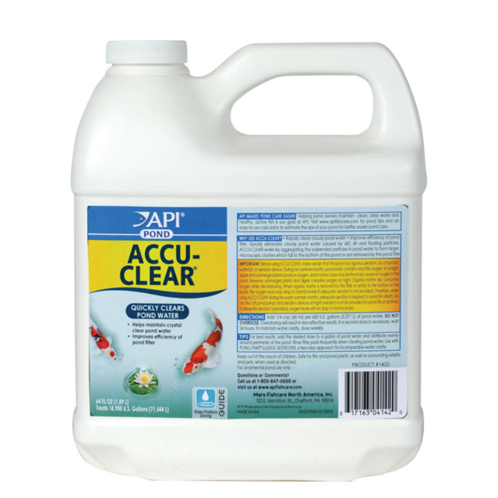 API Pondcare Accu-Clear 1.89ml Pond Water Clarifier 