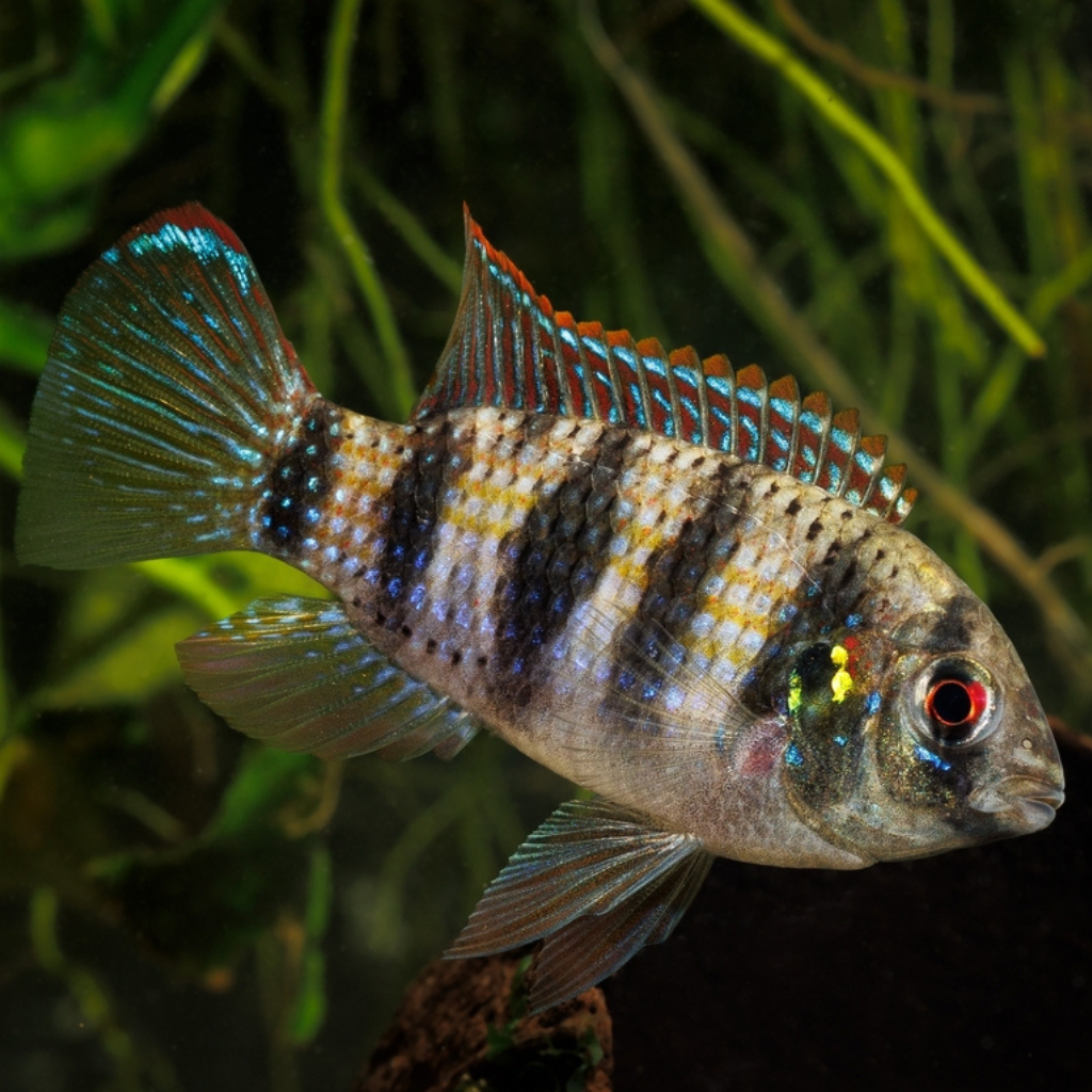 African Butterfly Cichlid Freshwater Tropical Fish