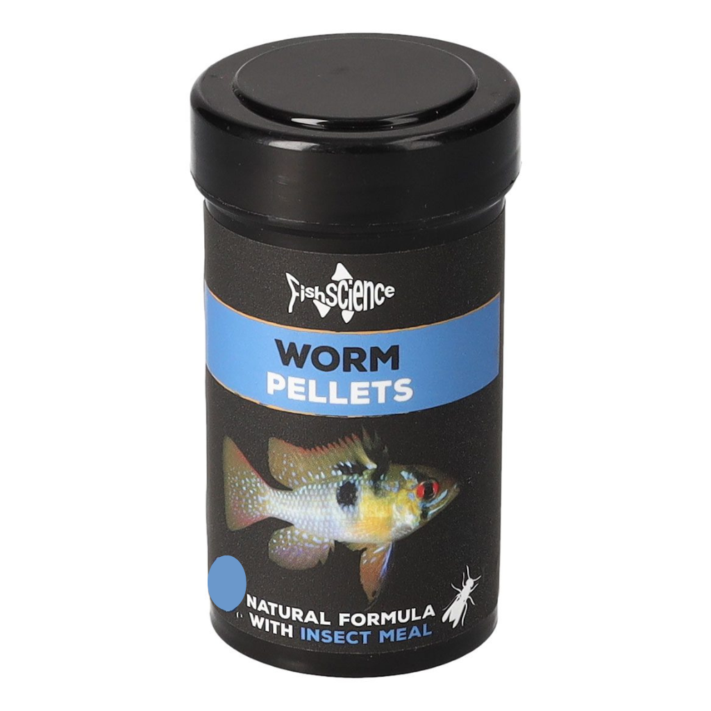 Fish Science Worm Pellets Tropical Fish Food 