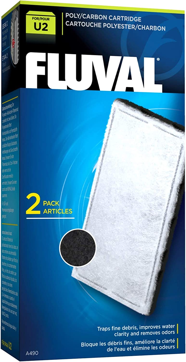 Fluval filter cartridge replacement for U2 internal filter 