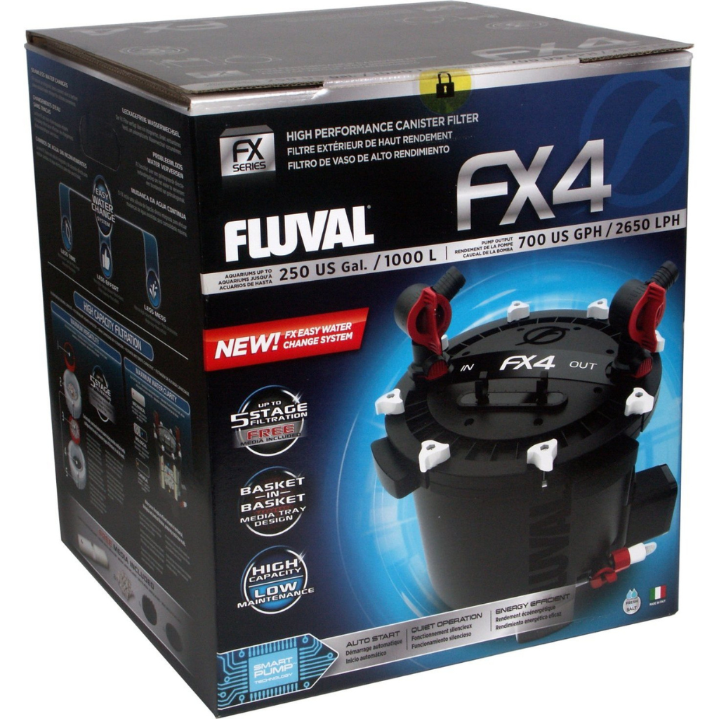 Fluval FX4 External Canister Filter 