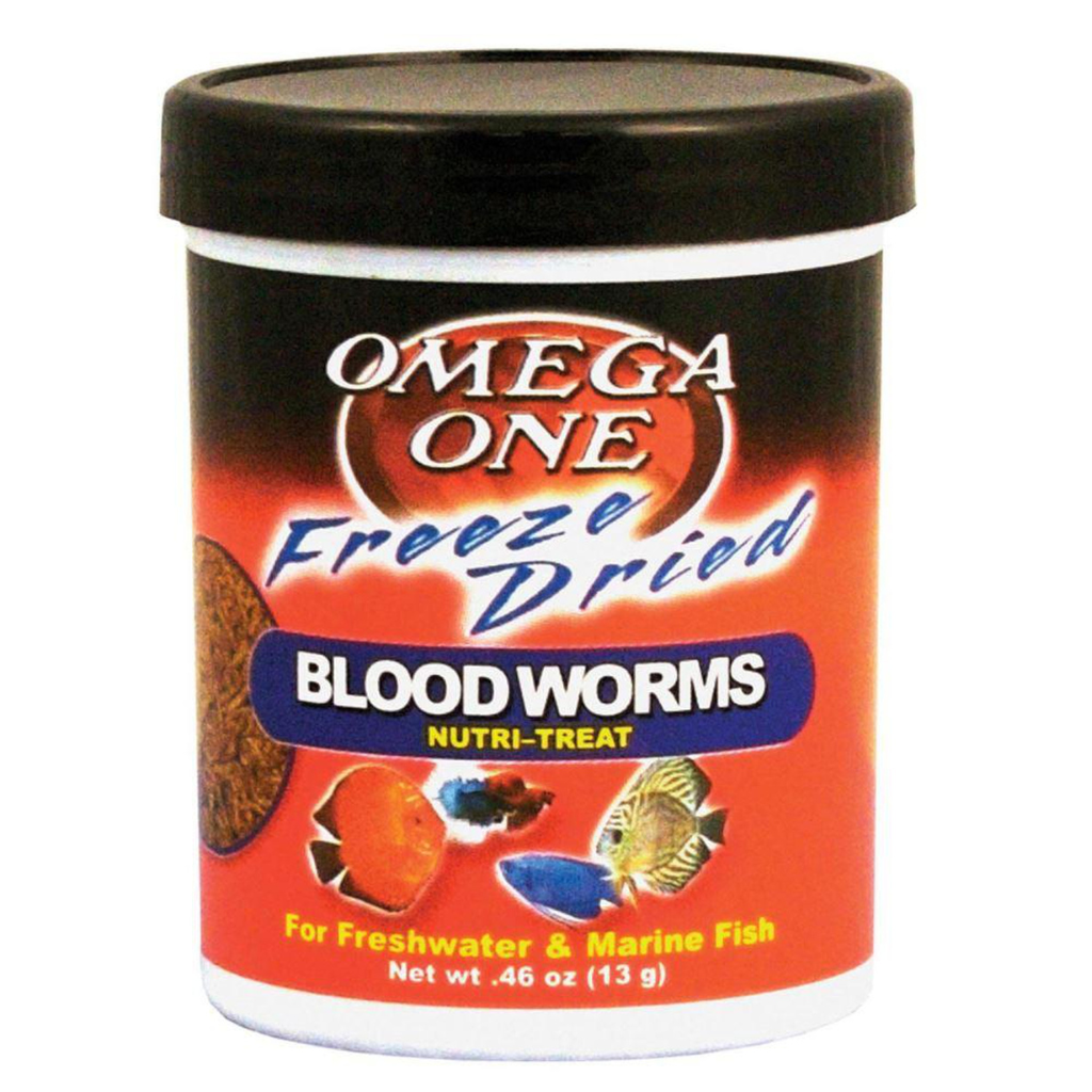 Omega One Freeze Dried Bloodworms Tropical Fish Food 