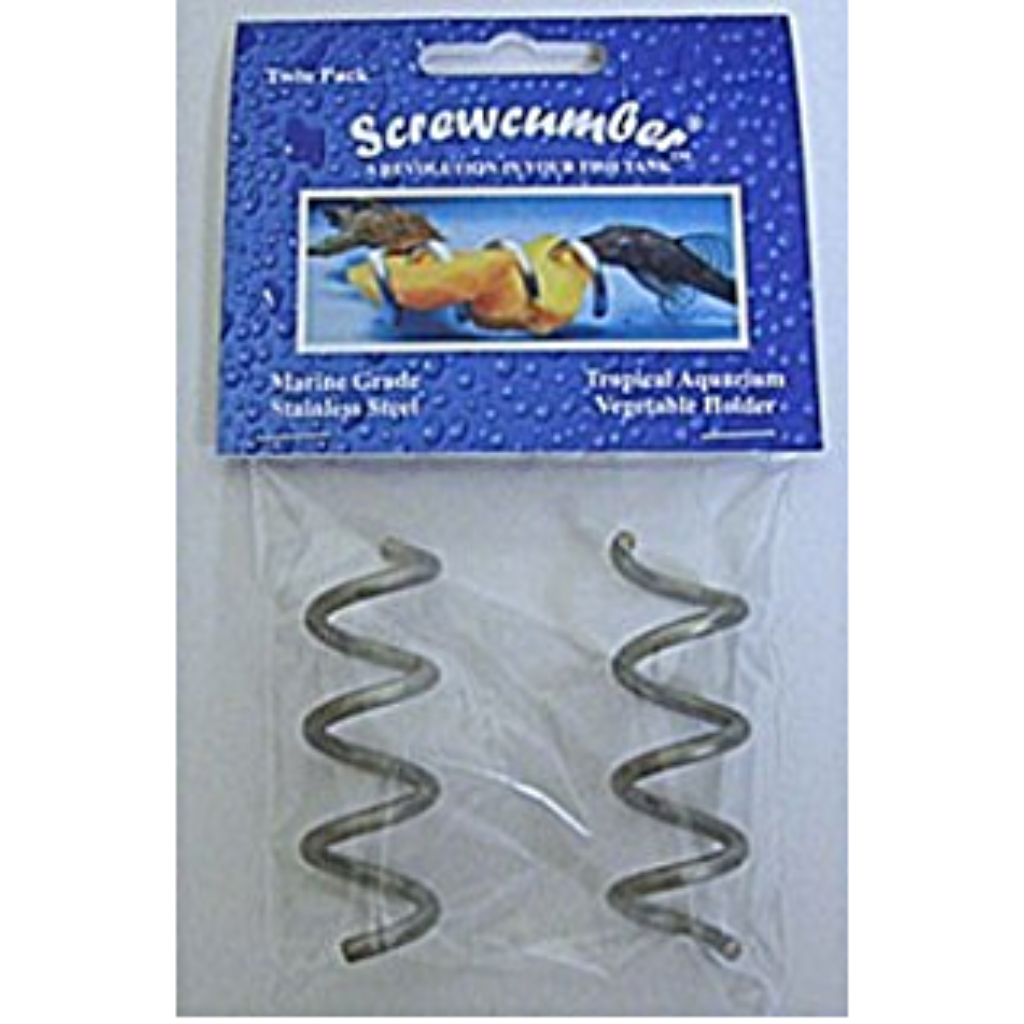 Packet of Screwcumbers Tropical Fish Feeding Accessories 