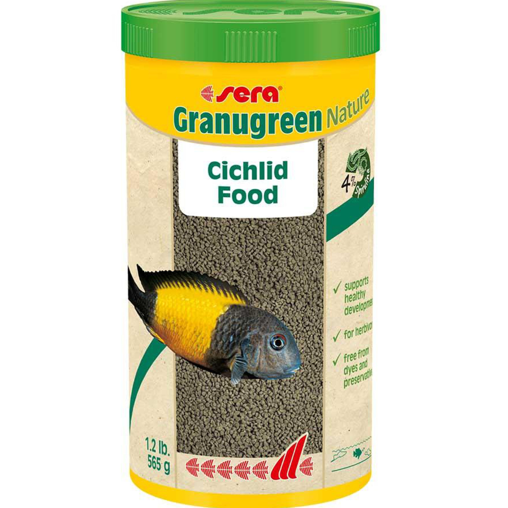 Sera Granugreen 565g African Cichlid Fish Food 