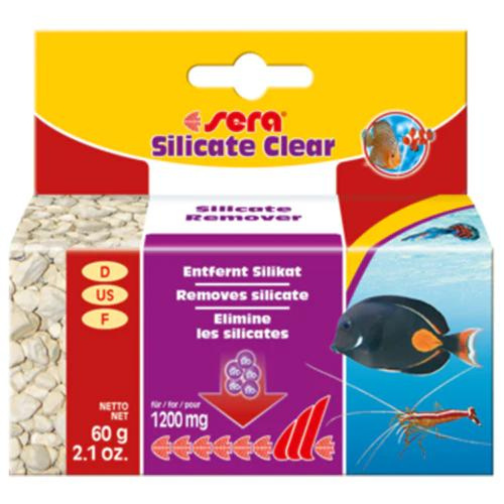 Sera Silicate Clear 60g Algae Control for Freshwater and Tropical Aquariums 