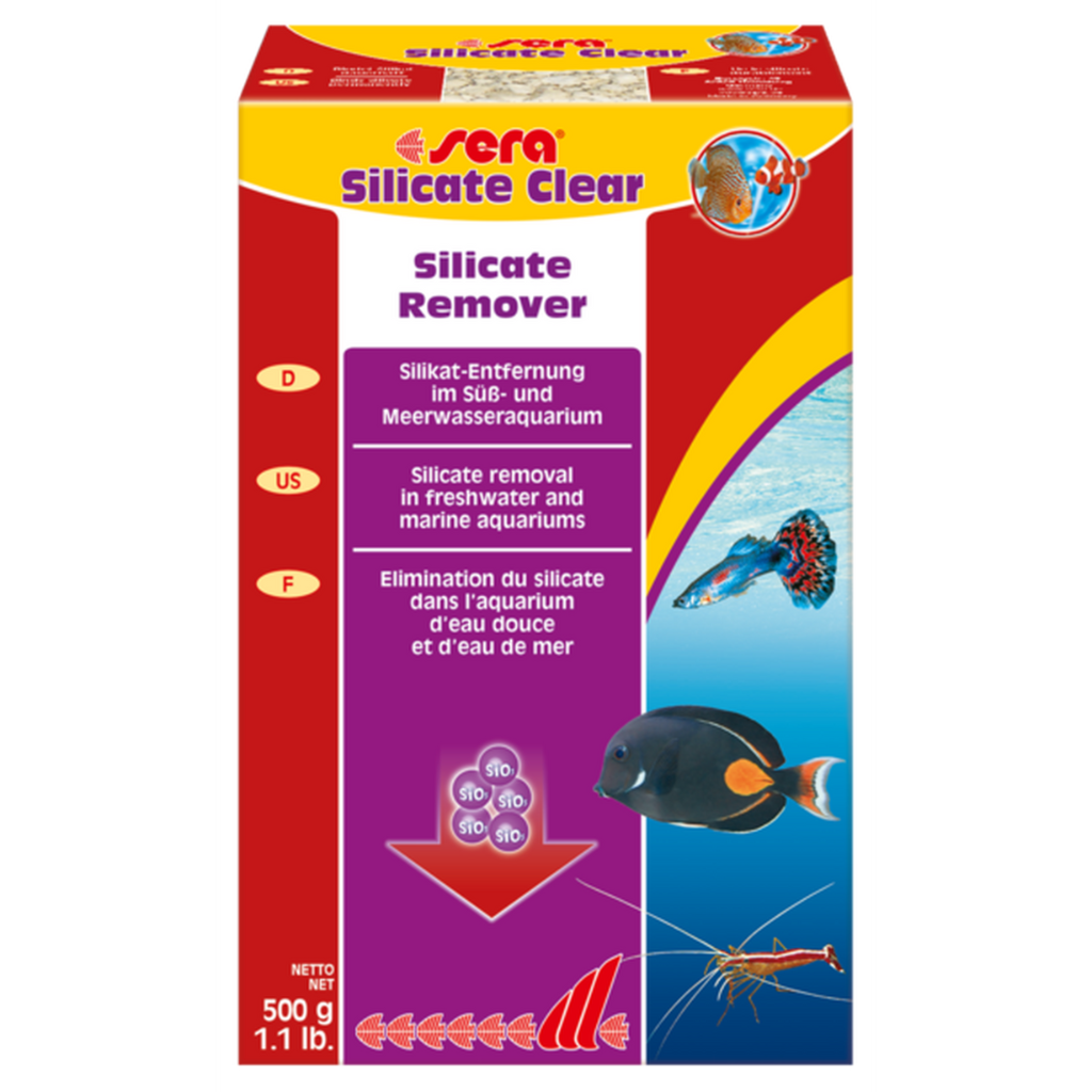 Sera Silicate Remover Algae Control for Freshwater and Saltwater Aquariums 