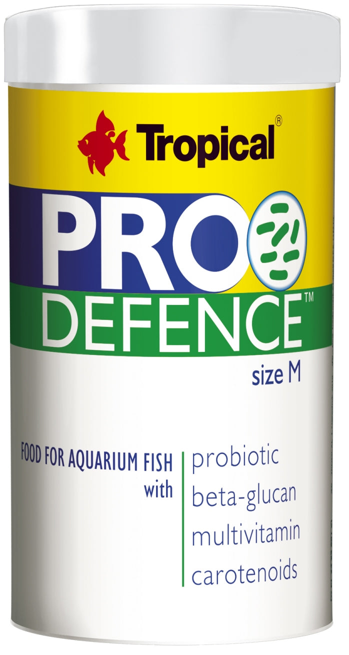 Tropical Pro Defence probiotic medium size fish food 