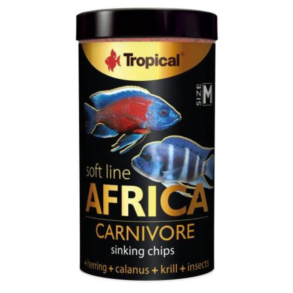 Tropical Soft Line Africa Carnivore Sinking Chip Medium Fish Food