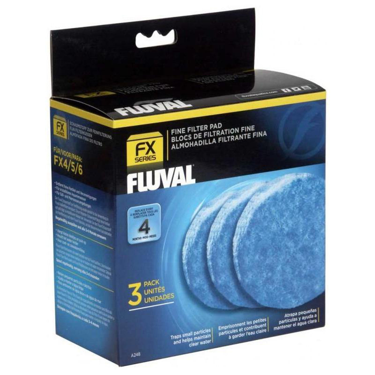 Fluval FX5 Fine Filter Pad 3pk
