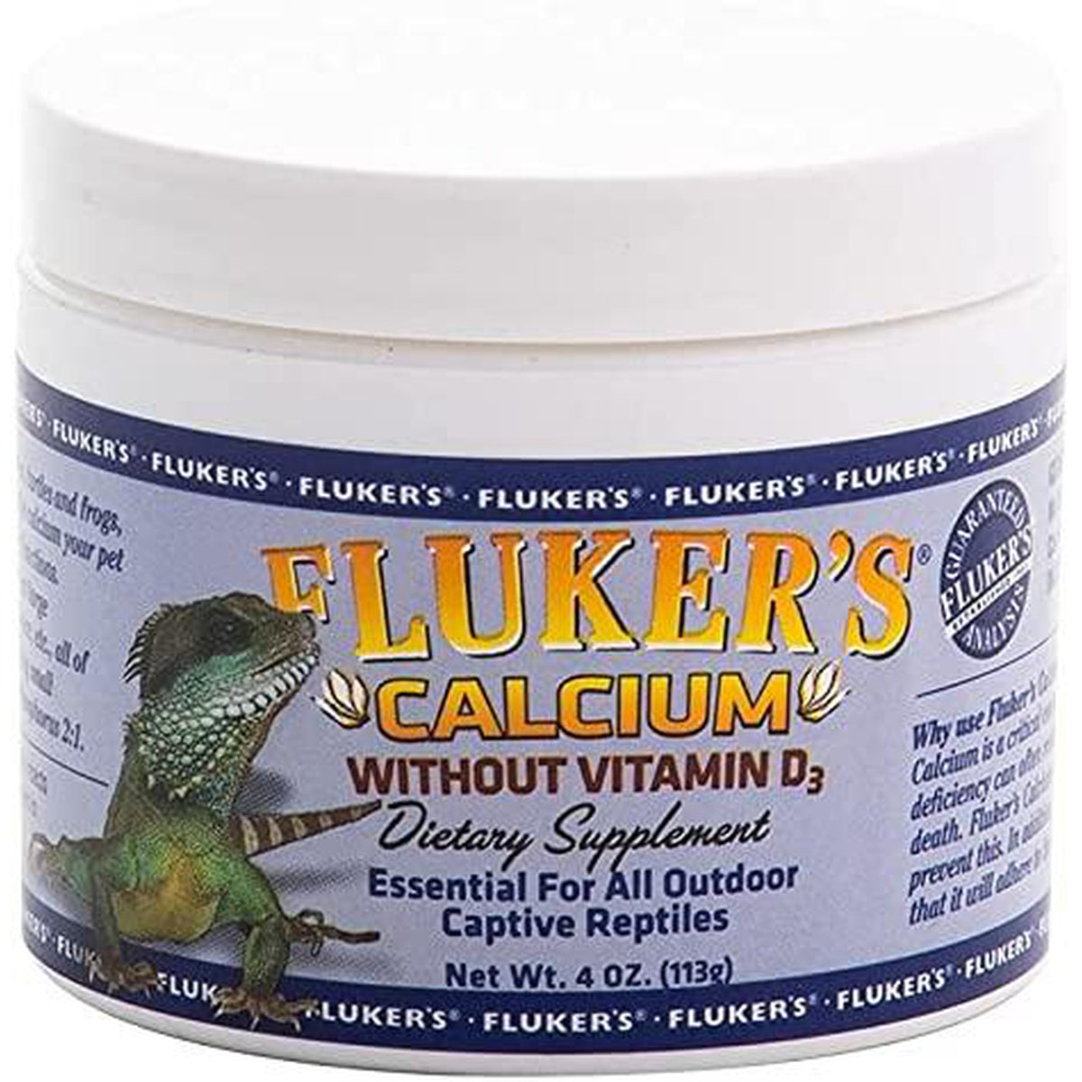 Fluker&#39;s Calcium without Vitamin D3