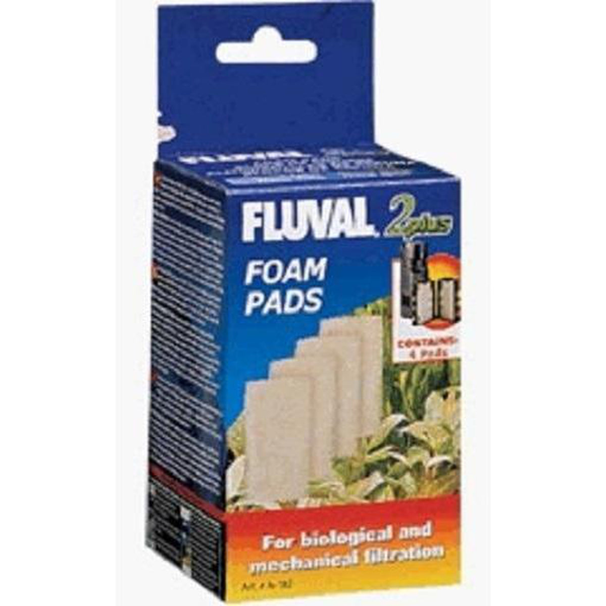 Fluval 2 Plus Foam Insert 4pk
