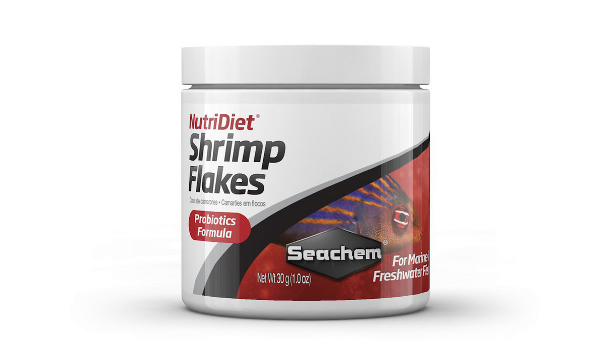 Seachem Nutridiet Shrimp Flakes with Probiotics