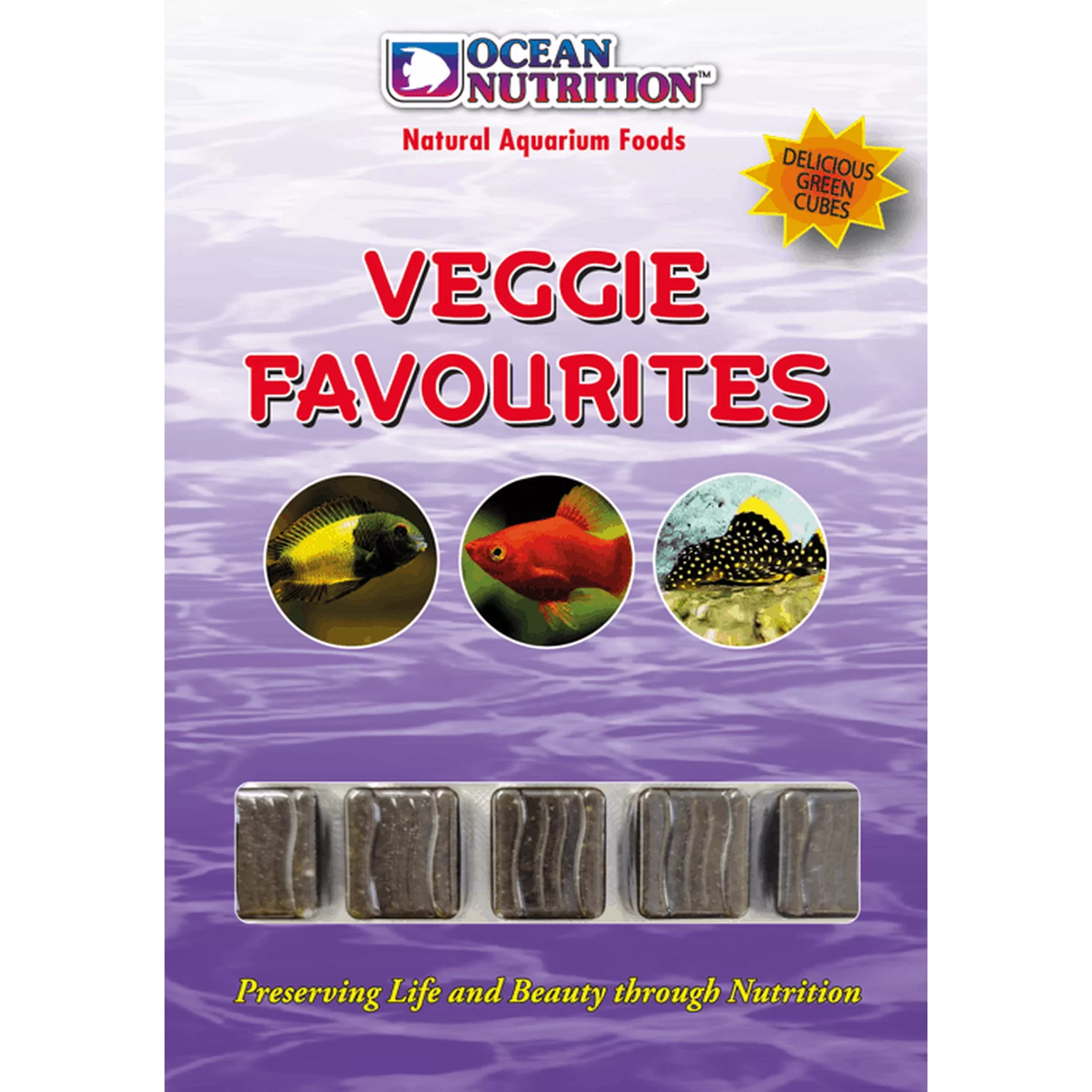 Ocean Nutrition Veggie Favourites Frozen Fish Food