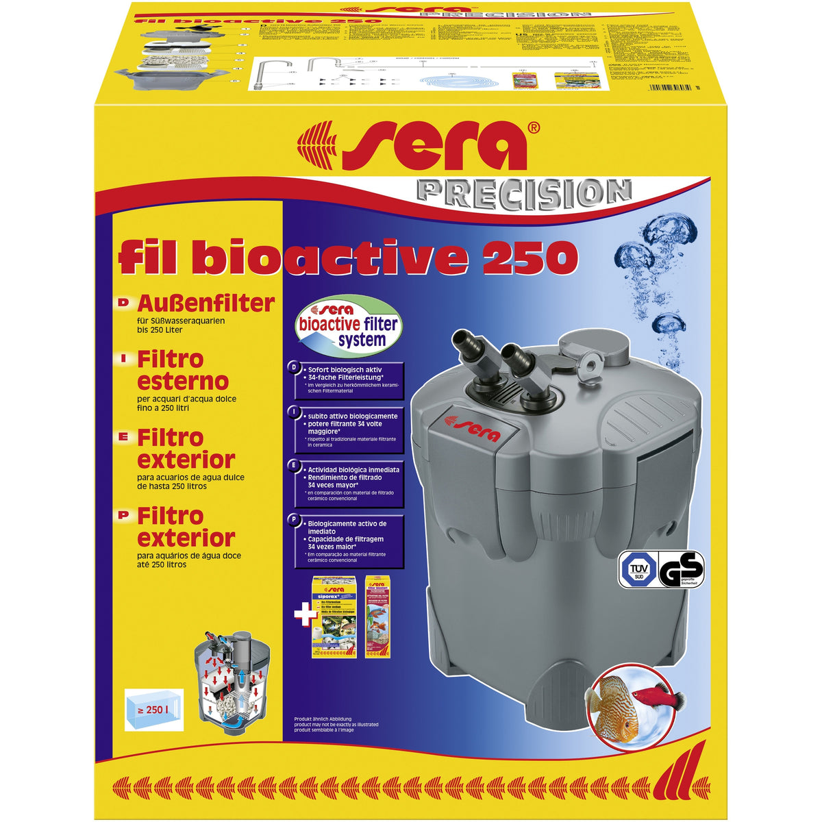 Sera fil Bioactive Canister Filter Range